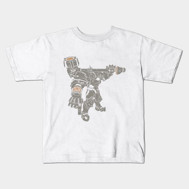 HND Reinhardt One Kids T-Shirt by hndgaming